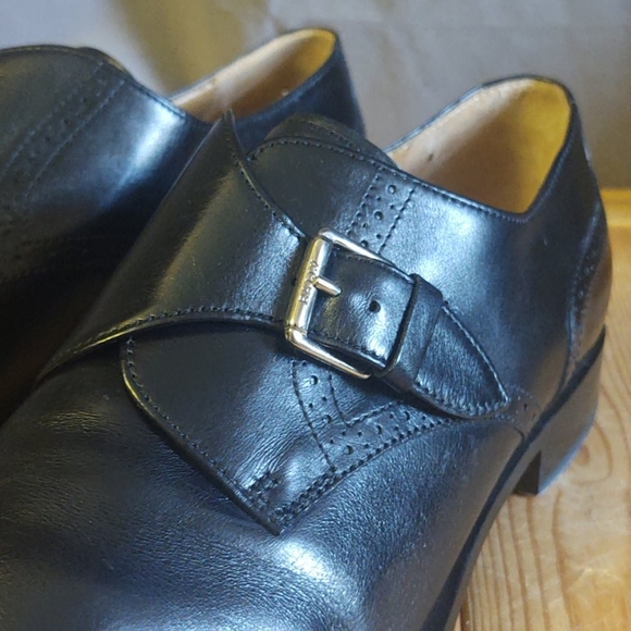 Bally Monk Strap Broguing toe box 11.5 EEE - Picture 3 of 16